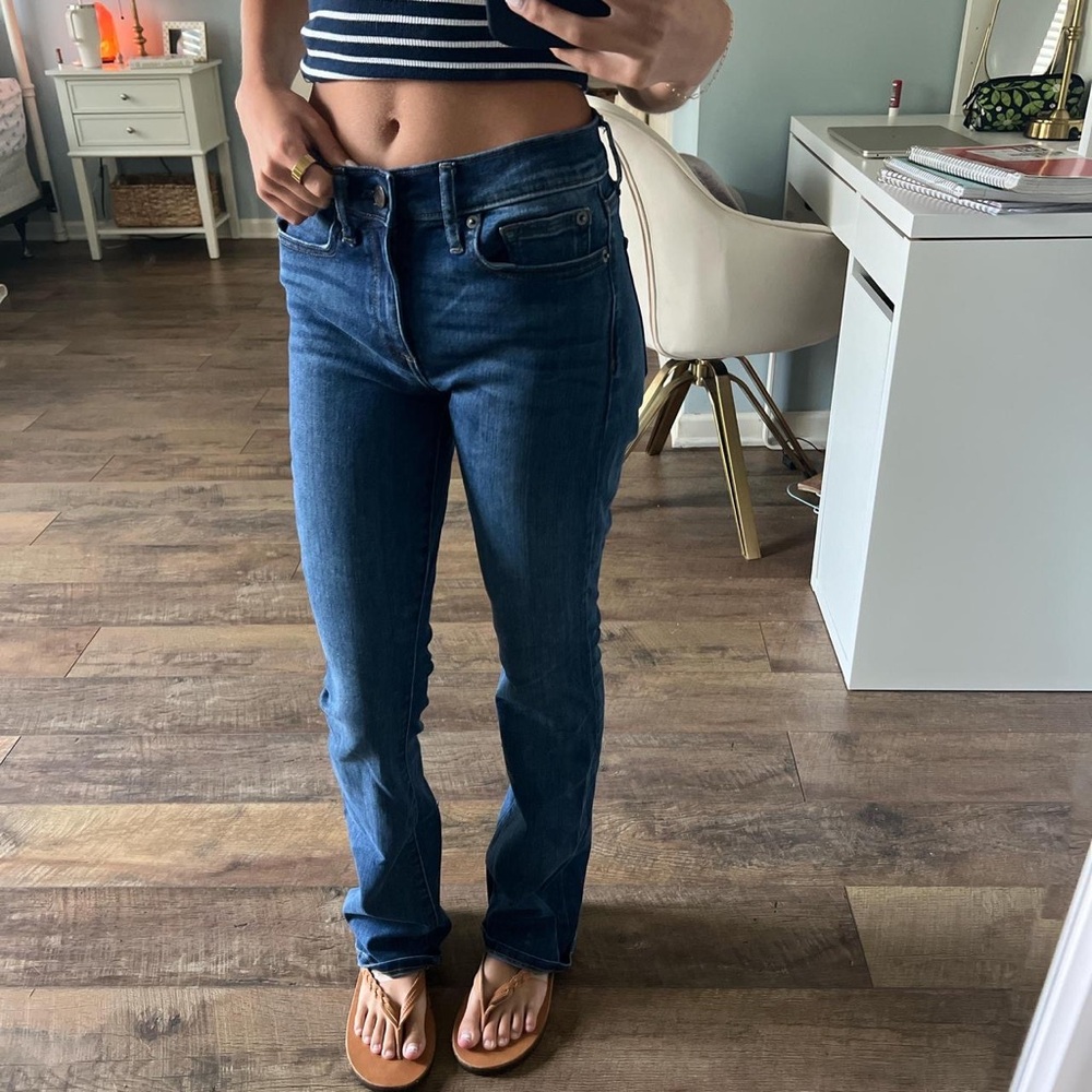 GAP Blue Straight Leg Jeans Classic Style